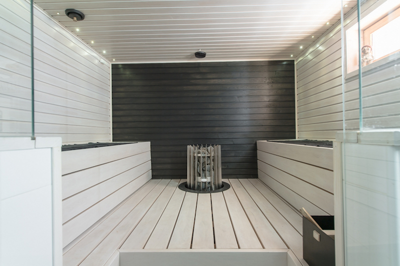 mustavalkoista-design-sauna